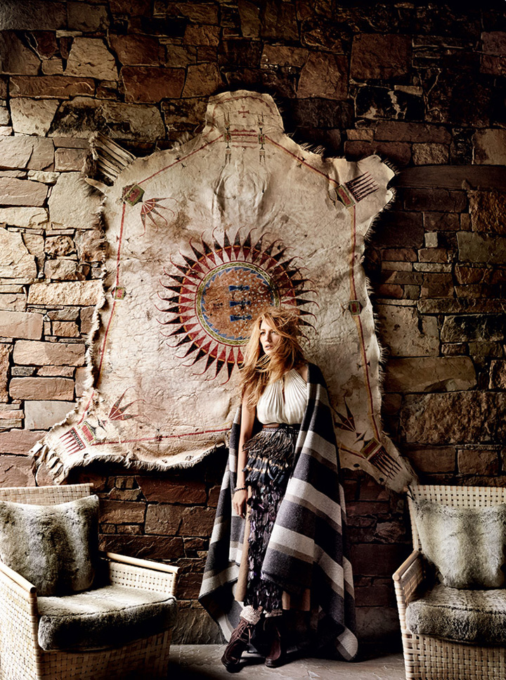 Blake Lively《Vogue》美国版2014年8月号