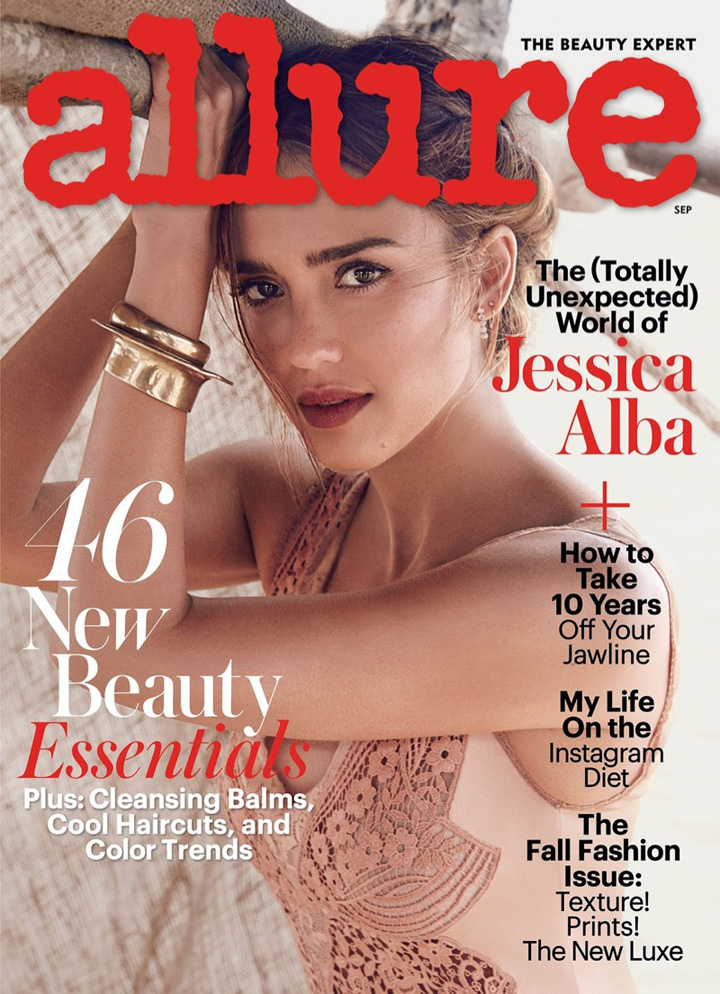 Jessica Alba《Allure》杂志2016年9月号