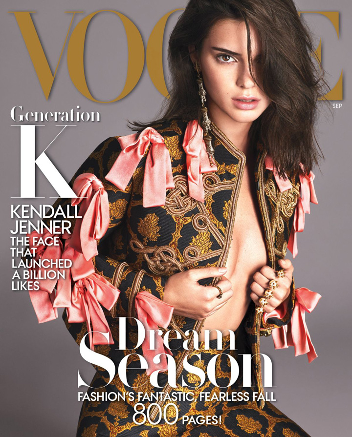 Kendall Jenner《Vogue》美国版2016年9月号