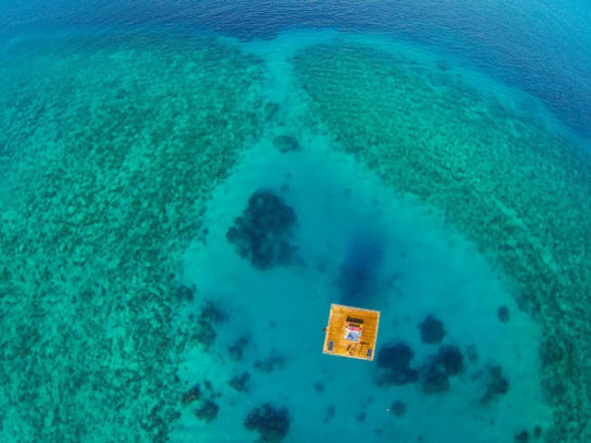 360度无敌海景 奔巴岛海上漂浮旅馆